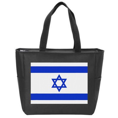 Israeli Flag Israel Jewish Symbol Star Of David Pride Israel Zip Tote Bag
