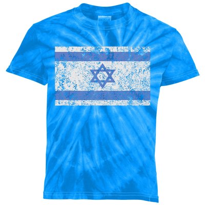 Israeli Flag Israel Jewish Star of David Jerusalem  Kids Tie-Dye T-Shirt