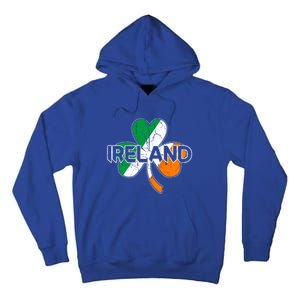 Ireland Flag Irish Lucky Shamrock Retro St Patrick's Day Meaningful Gift Tall Hoodie