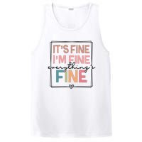 ItS Fine IM Fine Everything Is Fine Introvert PosiCharge Competitor Tank