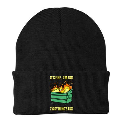 ItS Fine IM Fine Everything Is Fine Lil Dumpster Fire Beanie
