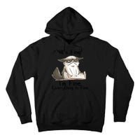 It's Fine I'm Fine Everything Is Fine Angry Cat Funny Quote Tall Hoodie