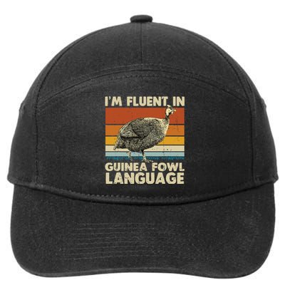 Im Fluent In Guinea Fowl Language 7-Panel Snapback Hat