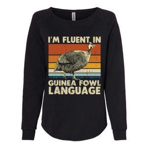 Im Fluent In Guinea Fowl Language Womens California Wash Sweatshirt