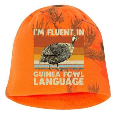 Im Fluent In Guinea Fowl Language Kati - Camo Knit Beanie