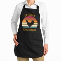 I'm Fluent In Fowl Language Retro Rooster Sunset Farmer Apron