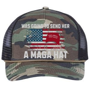 In Fact I Was Gonna Send Her A Maga Hat Retro Rope Trucker Hat Cap