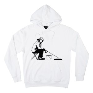 Ice Fishing Ice Fisher Hoodie