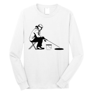 Ice Fishing Ice Fisher Long Sleeve Shirt