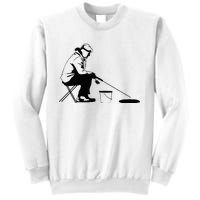 Ice Fishing Ice Fisher Sweatshirt