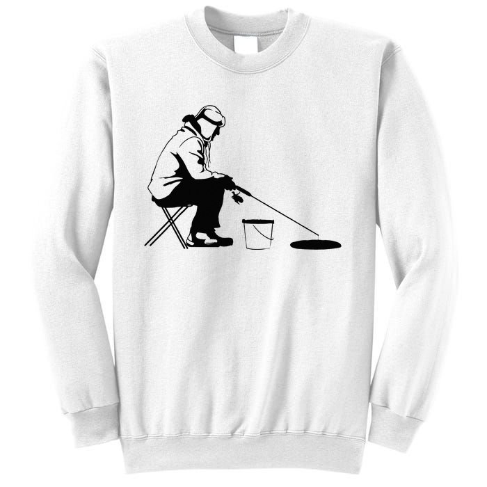 Ice Fishing Ice Fisher Sweatshirt