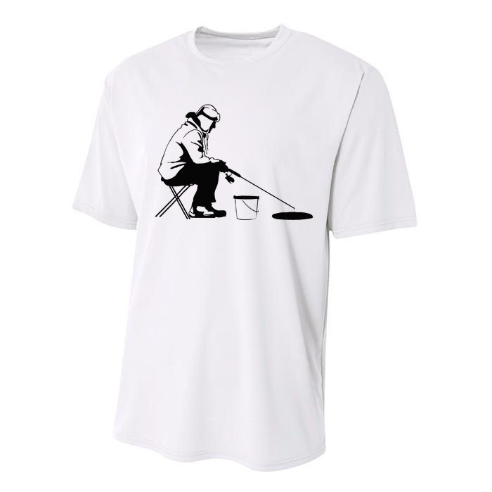 Ice Fishing Ice Fisher Performance Sprint T-Shirt