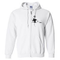 Ice Fishing Ice Fisher Full Zip Hoodie