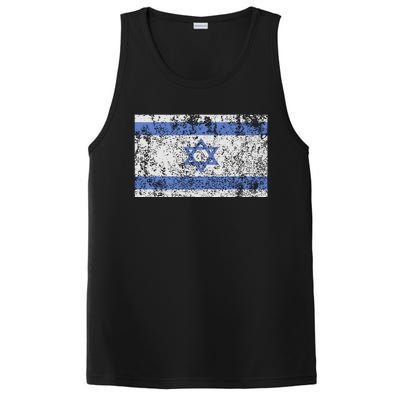 Israeli Flag Israel Jewish Star of David Jerusalem PosiCharge Competitor Tank