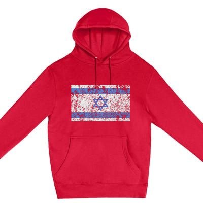 Israeli Flag Israel Jewish Star of David Jerusalem Premium Pullover Hoodie