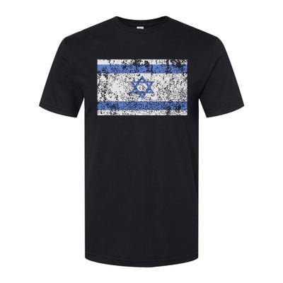 Israeli Flag Israel Jewish Star of David Jerusalem Softstyle® CVC T-Shirt