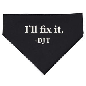 ILl Fix It Trump 2024 Win Victory Winner Trump Quote USA-Made Doggie Bandana