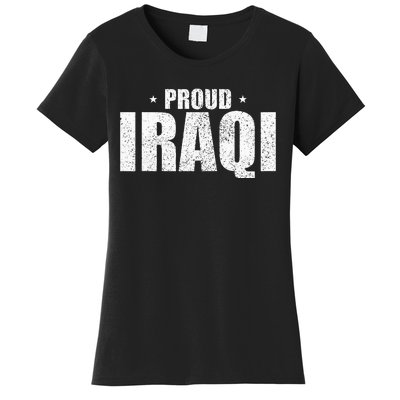 Iraqi Funny Iraq Flag Retro Country Women's T-Shirt