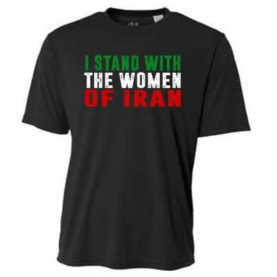 Iranian Flag  I stand with the Wo of Iran  Cooling Performance Crew T-Shirt