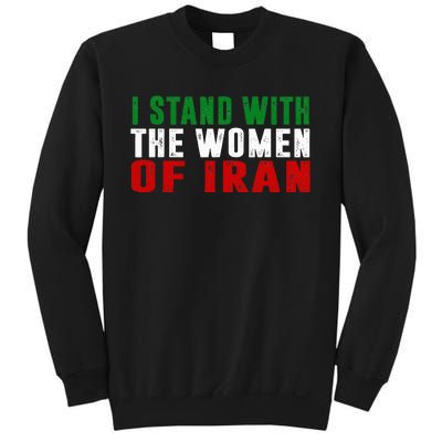 Iranian Flag  I stand with the Wo of Iran  Sweatshirt