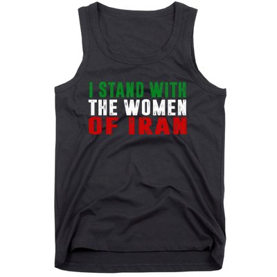 Iranian Flag  I stand with the Wo of Iran  Tank Top