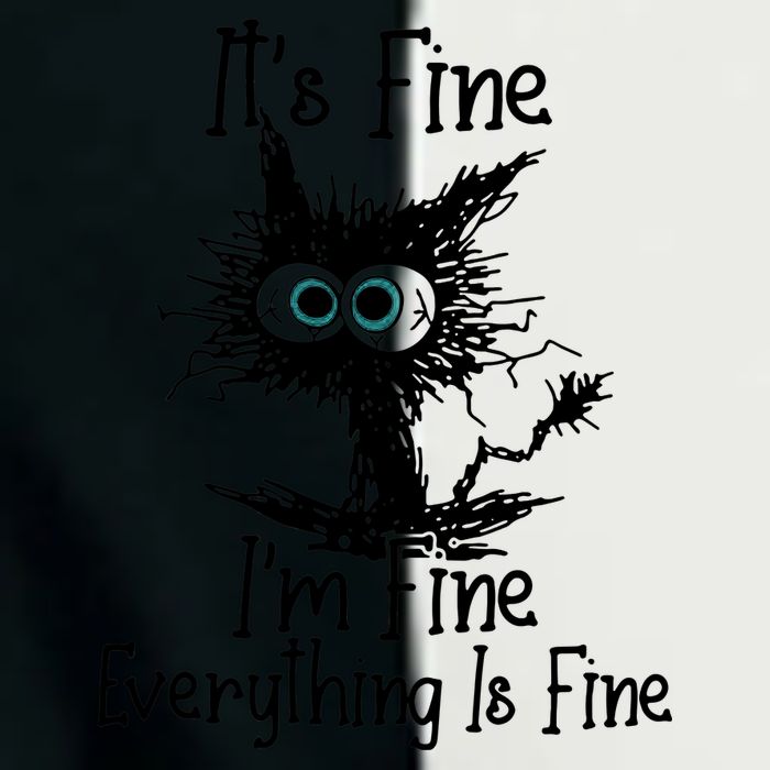 It's Fine I'm Fine Everything Fine Cat Cute Cat Infant Baby Jersey Bodysuit