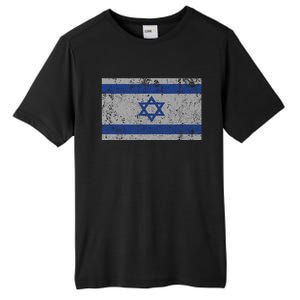 Israeli Flag Israel Jewish I Stand With Israel Tall Fusion ChromaSoft Performance T-Shirt