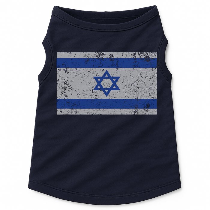 Israeli Flag Israel Jewish I Stand With Israel Doggie Tank
