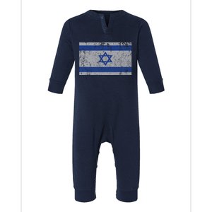 Israeli Flag Israel Jewish I Stand With Israel Infant Fleece One Piece