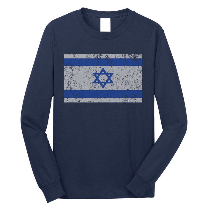 Israeli Flag Israel Jewish I Stand With Israel Long Sleeve Shirt