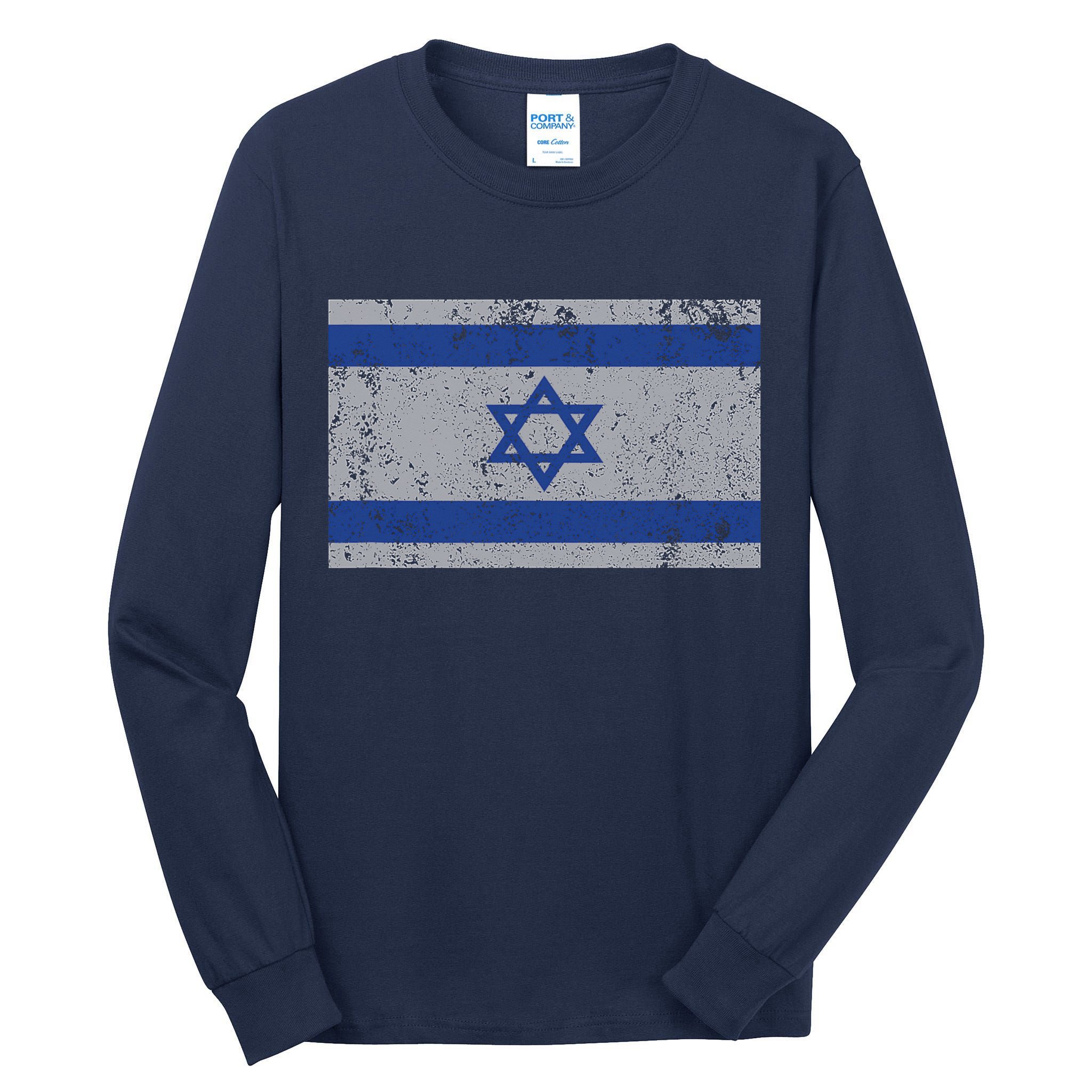 Israeli Flag Israel Jewish I Stand With Israel Tall Long Sleeve T-Shirt