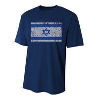 Israeli Flag Israel Jewish I Stand With Israel Performance Sprint T-Shirt