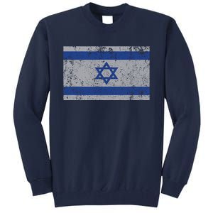 Israeli Flag Israel Jewish I Stand With Israel Tall Sweatshirt