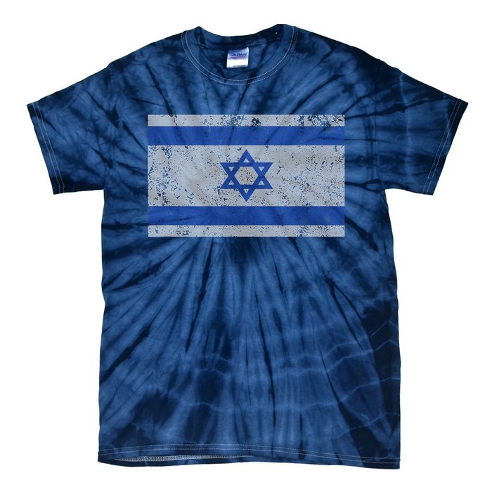 Israeli Flag Israel Jewish I Stand With Israel Tie-Dye T-Shirt