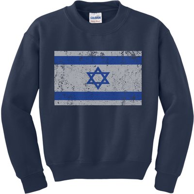 Israeli Flag Israel Jewish I Stand With Israel Kids Sweatshirt