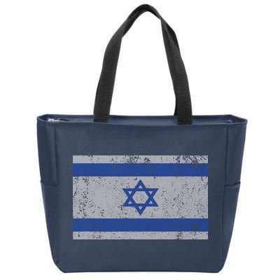 Israeli Flag Israel Jewish I Stand With Israel Zip Tote Bag