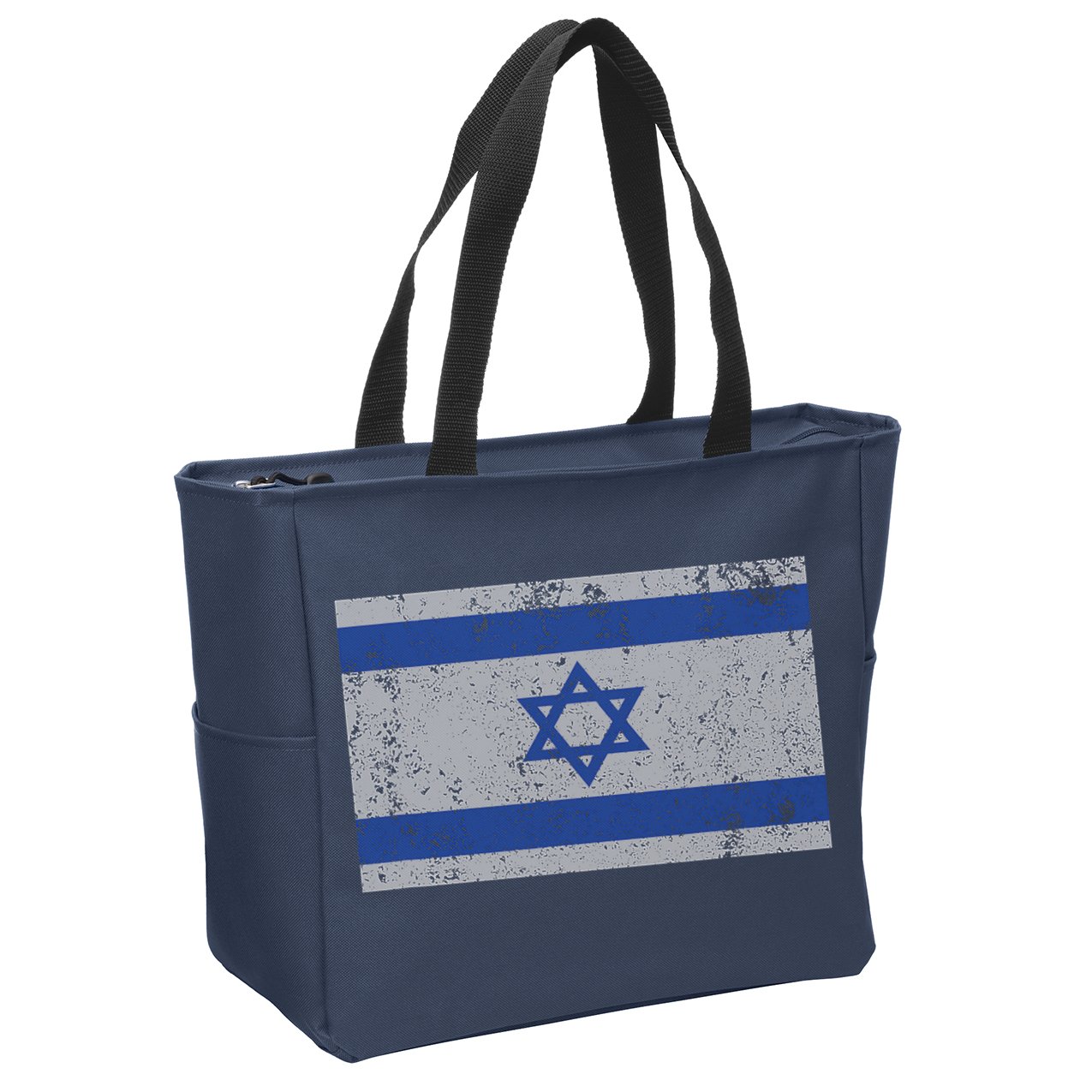 Israeli Flag Israel Jewish I Stand With Israel Zip Tote Bag
