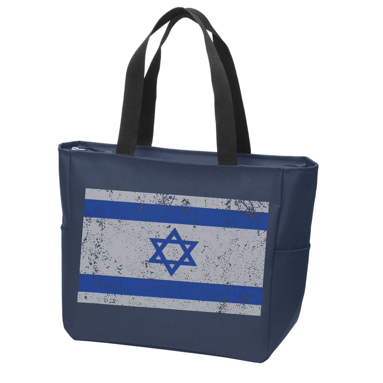 Israeli Flag Israel Jewish I Stand With Israel Zip Tote Bag