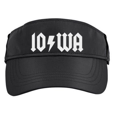 Iowa Funny Iowa Adult Drive Performance Visor