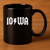 Iowa Funny Iowa 11oz C Handle Ceramic Mug