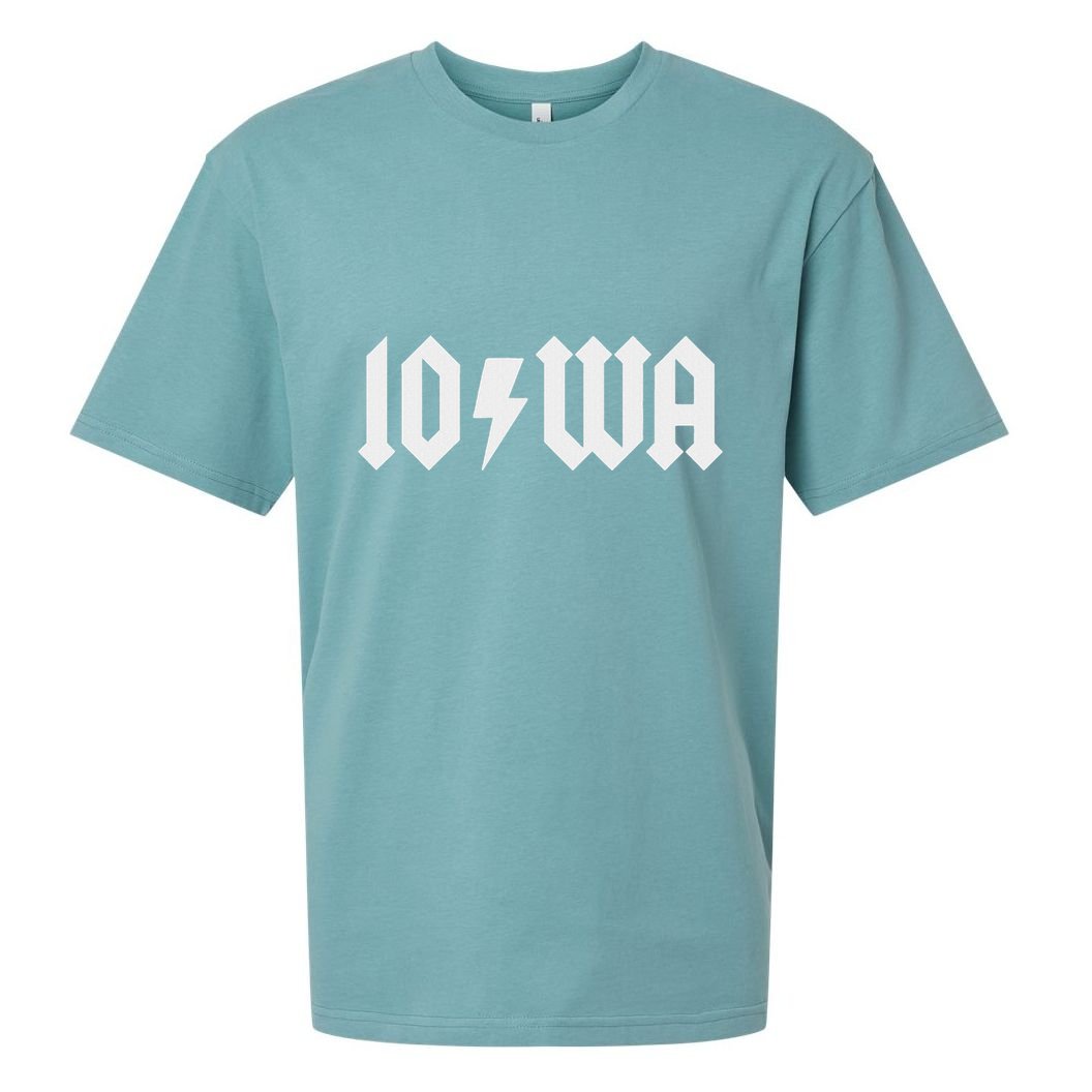 Iowa Funny Iowa Sueded Cloud Jersey T-Shirt