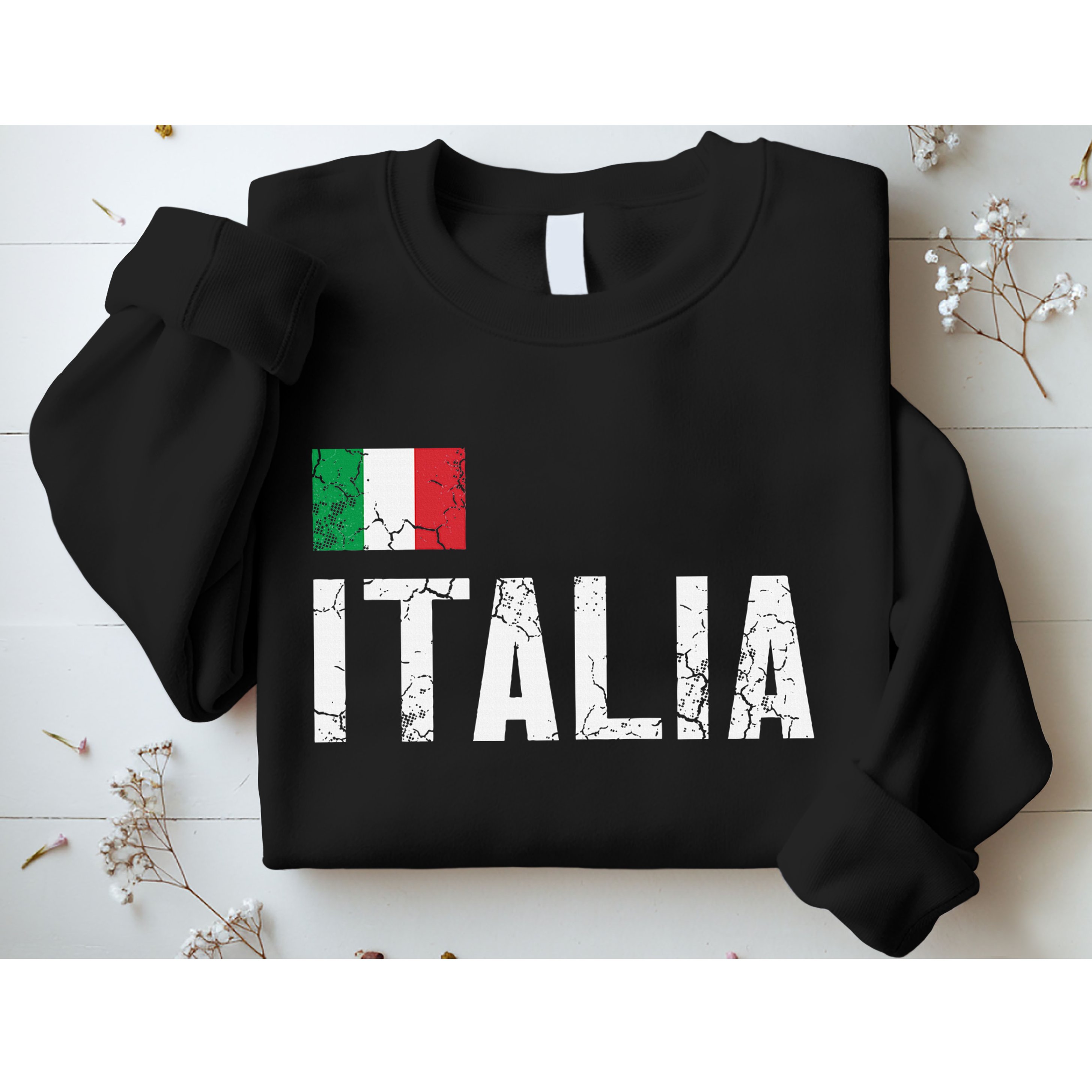 Italia Flag Italian Italy Family Heritage Design Sweatshirt