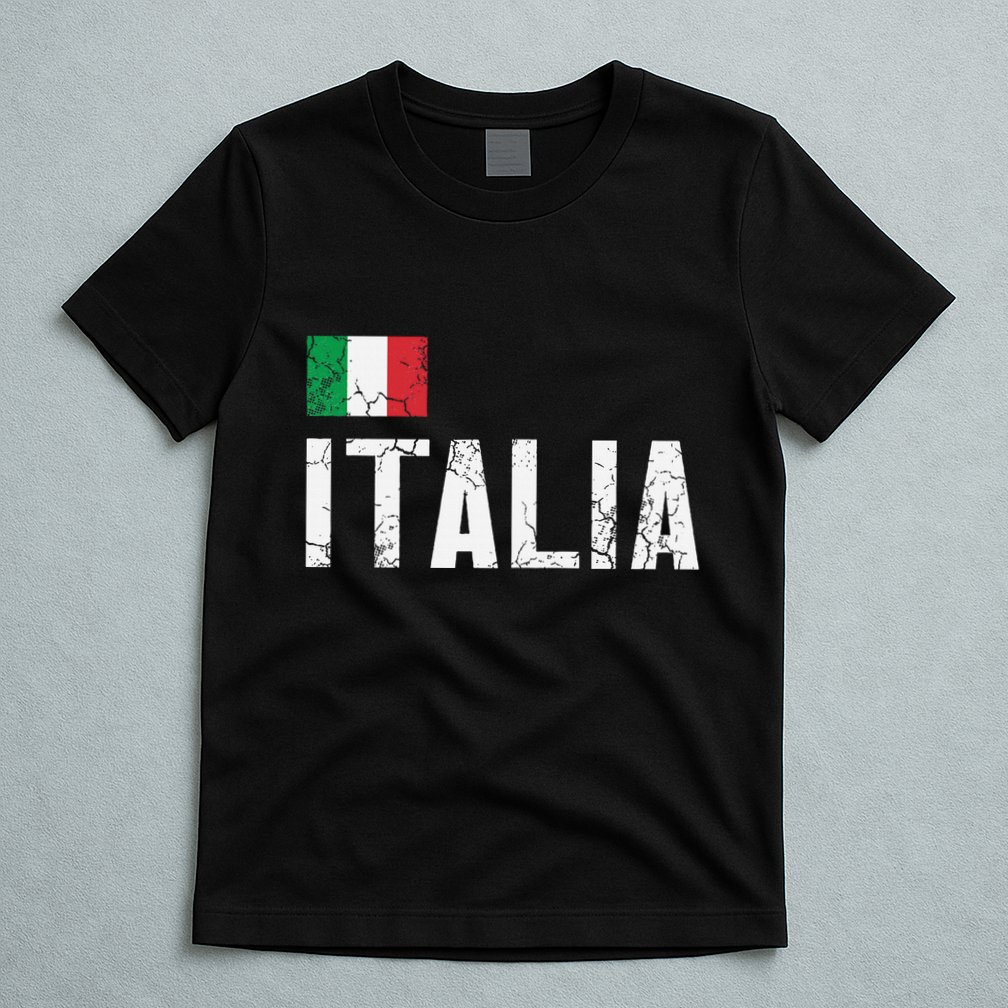 Italia Flag Italian Italy Family Heritage Design T-Shirt