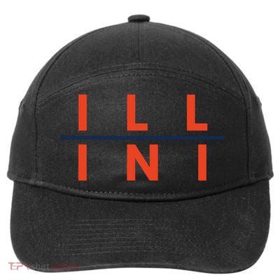 Illinois Fans 7-Panel Snapback Hat