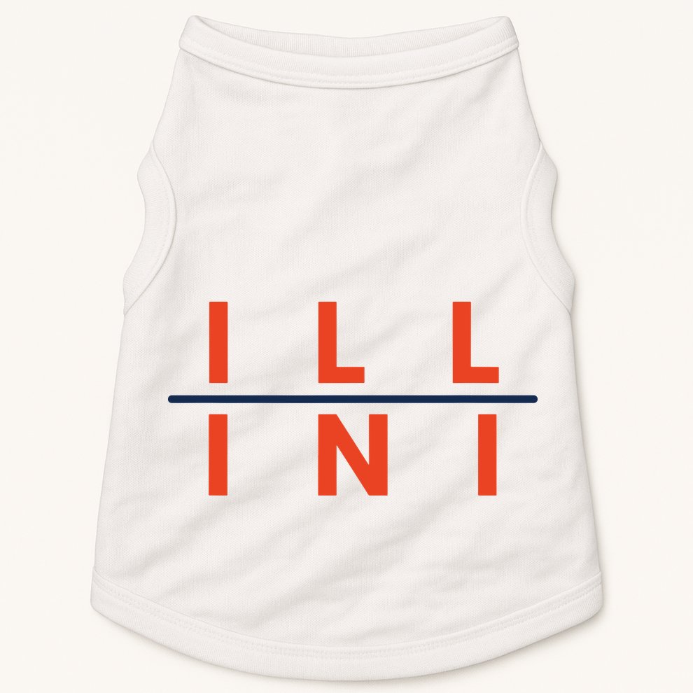 Illinois Fans Doggie Tank