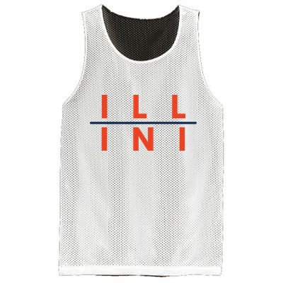 Illinois Fans Mesh Reversible Basketball Jersey Tank