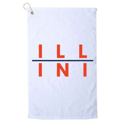 Illinois Fans Golf Towel