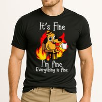 ItS Fine IM Fine Everything Is Fine Funny IM Fine Dog Cooling Performance Crew T-Shirt