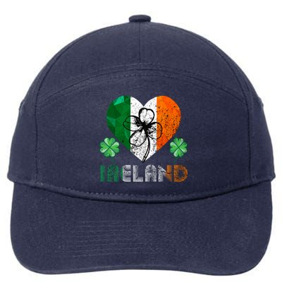 Irish Flag I Love Ireland Tees St Patrick's Gift 7-Panel Snapback Hat