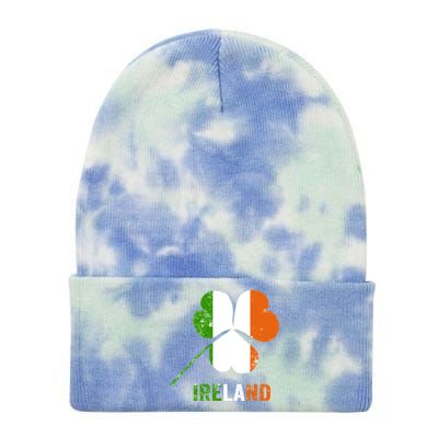 Irish Flag I Love Ireland Tees St Patrick's Gift Tie Dye 12in Knit Beanie